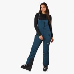 Spodnie narciarskie Kobieta Swedemount Cervinia Bib Pants wodoodporne. Czarne spodnie sportowe damskie SWEDEMOUNT, na zimę, bez wzorów, narciarskie. W wyprzedaży za 522.00 zł.