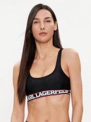 KARL LAGERFELD Góra od bikini 240W2221 Czarny. Czarne bikini KARL LAGERFELD, bez wzorów, z syntetyku. Za 329.99 zł.