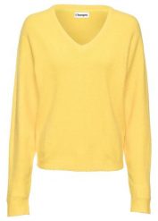 Sweter dzianinowy oversize. Niebieskie swetry klasyczne damskie bonprix, z dzianiny, bez kołnierzyka. Za 97.99 zł.