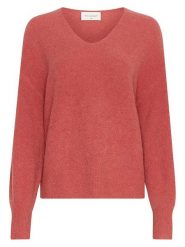 MOSS COPENHAGEN Sweter w kolorze jasnoróżowym rozmiar: M/L. Różowe swetry klasyczne damskie Moss Copenhagen, l, z wełny, bez kołnierzyka. Za 209.95 zł.