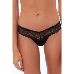 Etam - Stringi. Pomarańczowe stringi Etam, z elastanu. Za 59.90 zł.