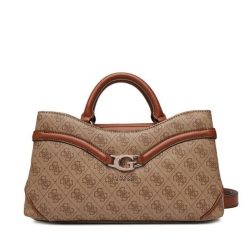 Torebka Guess. Brązowe torebki klasyczne damskie Guess, bez dodatków. Za 489.99 zł.