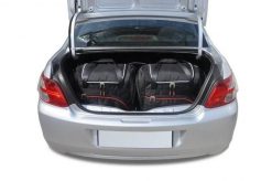 Torby Do Bagażnika Peugeot 301 2012-2019 5Szt Kjust. Czarne torby podróżne KJUST, bez wzorów, z kauczuku. Za 1,506.00 zł.
