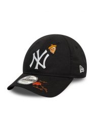 New Era Czapka z daszkiem Toddler Icon 9Forty 60565303 Czarny. Czarne czapki z daszkiem damskie New Era, bez wzorów, z bawełny. Za 69.99 zł.