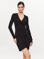 Pinko Sukienka koktajlowa 102057 A17I Czarny Slim Fit. Czarne sukienki damskie Pinko, bez wzorów, z wiskozy, wizytowe, bez ramiączek. Za 819.99 zł.