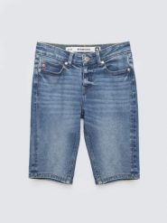 Szorty damskie jeansowe niebieskie Shira 469. Niebieskie szorty damskie Big Star, bez wzorów, z bawełny, z podwyższonym stanem. Za 159.99 zł.