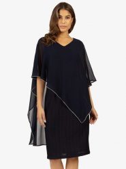 APART Sukienka w kolorze granatowym rozmiar: 34. Niebieskie sukienki damskie Apart, bez wzorów, bez ramiączek. Za 187.99 zł.