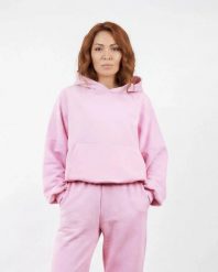 Damska bluza oversize UNLEASH WINGS PINK. Czerwone bluzy damskie Wings, uniwersalny, bez wzorów, z materiału, bez kaptura. Za 249.90 zł.