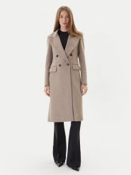 Maryley Płaszcz przejściowy 25IB807/01SS Beżowy Regular Fit. Brązowe płaszcze damskie Maryley, m, bez wzorów, z syntetyku, bez kaptura. Za 839.99 zł.