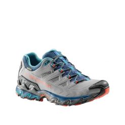 Buty do biegania w terenie La Sportiva Ultra Raptor II Leather GTX Szare. Niebieskie obuwie trekkingowe damskie La Sportiva, z gore-texu, bez zapięcia. Za 1,048.00 zł.