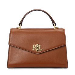 Torebka LAUREN RALPH LAUREN. Brązowe torebki klasyczne damskie Lauren Ralph Lauren, bez dodatków. Za 1,329.00 zł.