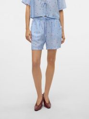 Vero Moda Szorty w kolorze błękitnym rozmiar: S. Niebieskie szorty damskie Vero Moda, bez wzorów, z podwyższonym stanem. Za 57.20 zł.