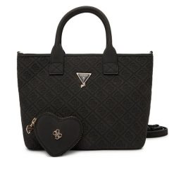 Torebka Guess. Czarne torebki klasyczne damskie Guess, bez dodatków. Za 299.99 zł.