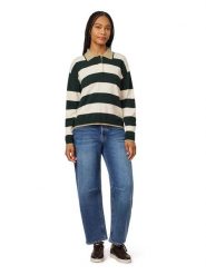 Scotch & Soda Koszulka polo w kolorze kremowo-ciemnozielonym rozmiar: M. Brązowe bluzki damskie Scotch & Soda, m, bez wzorów, bez kołnierzyka, bez ramiączek. Za 194.95 zł.