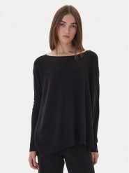 Kontatto Sweter 3M0802C Czarny Relaxed Fit. Czarne swetry klasyczne damskie Kontatto, m, z syntetyku, bez kołnierzyka. Za 299.99 zł.