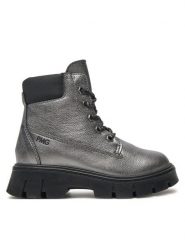 Primigi Kozaki 6876633 M Srebrny. Szare kozaki dziewczęce Primigi, bez wzorów, ze skóry, bez obcasa, bez zapięcia. Za 399.99 zł.
