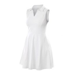 Sukienka sportowa damska Spiro. Białe sukienki damskie SPIRO, bez wzorów, sportowe, bez ramiączek. Za 208.50 zł.