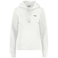 Bluza damska z kapturem Fila Lierna. Białe bluzy damskie Fila, xl, bez wzorów, z dresówki, z kapturem. Za 251.25 zł.