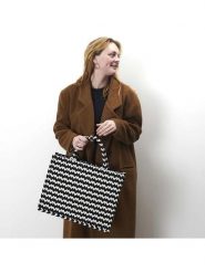 The Concept Factory Torba w kolorze czarno-białym - 42 x 32 x 16 cm rozmiar: onesize. Białe torebki klasyczne damskie The Concept Factory, z bawełny, bez dodatków. Za 54.95 zł.