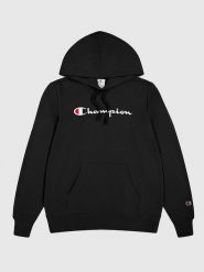Champion Bluza w kolorze czarnym rozmiar: XL. Czarne bluzy damskie Champion, xl, bez wzorów, z kapturem. Za 114.17 zł.