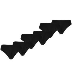 Figi damskie brazylijskie Microfiber 6-pak czarne. Czarne figi Puma, bez wzorów, z elastanu. W wyprzedaży za 286.22 zł.