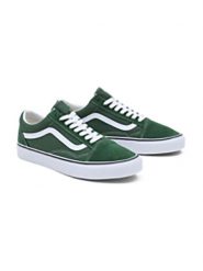 Vans Sneakersy "Old Skool" w kolorze zielonym rozmiar: 35. Zielone obuwie sportowe damskie Vans, z materiału, bez zapięcia. Za 123.25 zł.