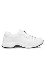 Remonte Sneakersy D0G03-80 Biały. Białe obuwie sportowe damskie Remonte, ze skóry, bez zapięcia. Za 369.99 zł.