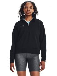 Under Armour Bluza "Rival" w kolorze czarnym rozmiar: M. Czarne bluzy damskie Under Armour, m, bez wzorów, bez kaptura. Za 171.28 zł.