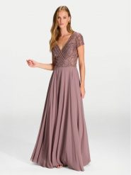Hey Kyla Sukienka wieczorowa 5AJ002HK Różowy Regular Fit. Czerwone sukienki damskie Hey Kyla, bez wzorów, z syntetyku, wizytowe, bez ramiączek. Za 1,149.00 zł.