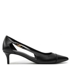 Czółenka MICHAEL Michael Kors. Czarne czółenka damskie MICHAEL Michael Kors, bez wzorów, bez obcasa. Za 549.99 zł.