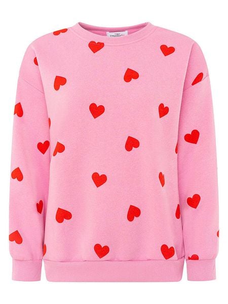Zwillingsherz Bluza w kolorze jasnoróżowym rozmiar: S. Różowe bluzy damskie Zwillingsherz, s, bez wzorów, bez kaptura. Za 169.95 zł.