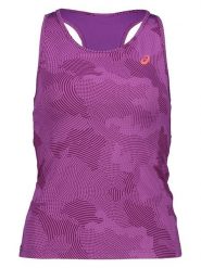 Asics Top sportowy w kolorze fioletowym rozmiar: S. Różowe koszulki sportowe damskie Asics, s, bez wzorów, bez ramiączek, outdoorowe. Za 69.75 zł.