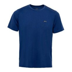 T-shirt Slazenger Tim Ii. Niebieskie t-shirty damskie Slazenger, bez wzorów, bez kołnierzyka. W wyprzedaży za 179.75 zł.