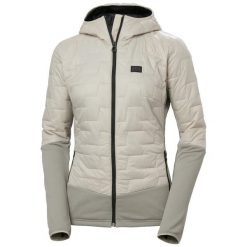 Damska kurtka puchowa Helly Hansen Lifaloft Hybrid Insulator. Szare kurtki damskie Helly Hansen, xl, bez wzorów, z elastanu, bez kaptura. Za 598.00 zł.