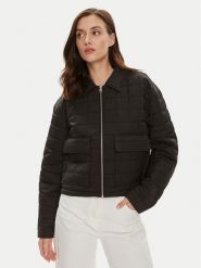 Calvin Klein Jeans Kurtka przejściowa J20J223568 Czarny Relaxed Fit. Czarne kurtki damskie Calvin Klein Jeans, m, bez wzorów, z jeansu, bez kaptura. Za 759.99 zł.