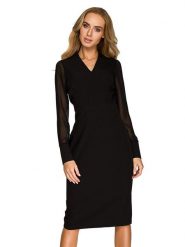 Stylove Sukienka w kolorze czarnym rozmiar: M. Czarne sukienki damskie Stylove, bez wzorów, bez ramiączek. Za 220.63 zł.
