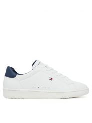 Tommy Hilfiger Sneakersy Low Cut Lace-Up T3X9-34073-1355X D Biały. Białe buty sportowe chłopięce Tommy Hilfiger, ze skóry, bez zapięcia. Za 269.99 zł.