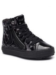 Geox Sneakersy J Kalispera G. D J944GD 000HH C9999 M Czarny. Czarne buty sportowe dziewczęce Geox, bez wzorów, ze skóry, bez zapięcia. Za 179.99 zł.