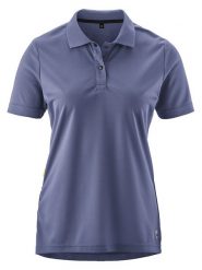 Gonso Kolarska koszulka polo "Adventure" w kolorze niebieskoszarym rozmiar: 36. Niebieskie koszulki damskie Gonso, bez wzorów, z materiału, bez kołnierzyka, bez ramiączek. Za 96.60 zł.