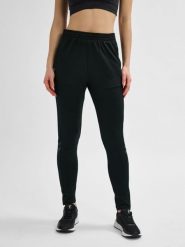 Damskie spodnie dresowe Hummel Active PL. Czarne spodnie sportowe damskie Hummel, s, bez wzorów, z dresówki, z standardowym stanem, do piłki nożnej. Za 223.85 zł.