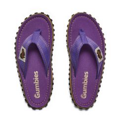 Japonki damskie GUMBIES ISLANDER FLIP-FLOPS WOMEN. Fioletowe klapki damskie Gumbies, bez wzorów, bez obcasa, bez zapięcia. Za 109.99 zł.