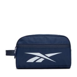 Kosmetyczka Reebok. Niebieskie kosmetyczki damskie Reebok, bez wzorów, z materiału. Za 69.99 zł.