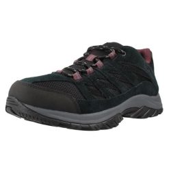 Buty COLUMBIA CRESTWOOD Zielony. Zielone obuwie trekkingowe damskie Columbia, ze skóry, bez zapięcia. Za 323.99 zł.