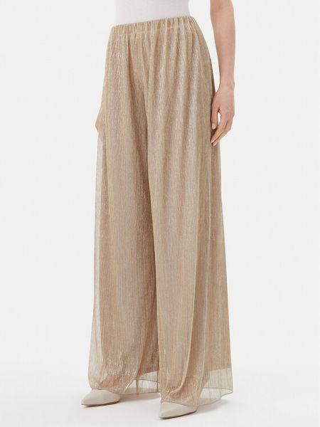 MAX&Co. Spodnie materiałowe Raiment 2516781033200 Złoty Wide Leg. Żółte spodnie materiałowe damskie MAX&Co., bez wzorów, z materiału. Za 379.99 zł.