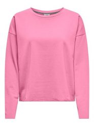 JDY Bluza w kolorze różowym rozmiar: XL. Różowe bluzy damskie JDY, xl, bez wzorów, z bawełny, bez kaptura. Za 96.60 zł.