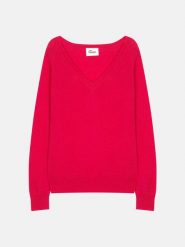 Just Cashmere Kaszmirowy sweter "Phoebe" w kolorze różowym rozmiar: L. Różowe swetry klasyczne damskie Just Cashmere, l, z kaszmiru, bez kołnierzyka. Za 389.08 zł.