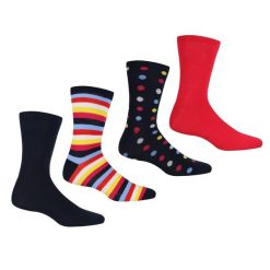 Skarpetki Do Kostek Zestaw Damskie Lifestyle 4pak. Czerwone skarpetki damskie Regatta, bez wzorów. Za 53.99 zł.