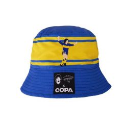 Kapelusz wędkarza dla dorosłych - Haft Maradona x COPA Boca - Niebieski. Niebieskie kapelusze damskie COPA FOOTBALL, bez wzorów. Za 127.27 zł.