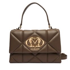 Torebka LOVE MOSCHINO. Brązowe torebki klasyczne damskie Love Moschino, bez dodatków. Za 1,029.00 zł.
