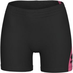 Szorty damskie Errea Amazon Pro. Czarne spodenki sportowe damskie ERREA, l, bez wzorów, z materiału, na fitness i siłownię. Za 143.00 zł.